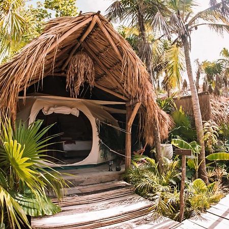 Uman Glamping & Cenote Tulum Hotell Exteriör bild