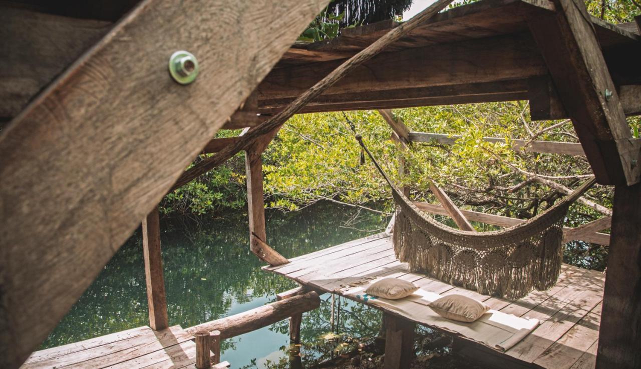 Uman Glamping & Cenote Tulum Hotell Exteriör bild